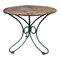 Gartenstuhl und Tisch aus verdrehtem Eisen, 1900er, 2er Set 20