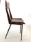 Wood and Metal Dining Chairs by Carlo Ratti, 1950s, Set of 6 8