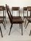 Wood and Metal Dining Chairs by Carlo Ratti, 1950s, Set of 6 5