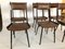 Wood and Metal Dining Chairs by Carlo Ratti, 1950s, Set of 6 11