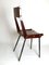 Wood and Metal Dining Chairs by Carlo Ratti, 1950s, Set of 6 9