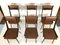 Esszimmerstühle aus Holz & Metall von Carlo Ratti, 1950er, 6 . Set 6