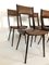 Wood and Metal Dining Chairs by Carlo Ratti, 1950s, Set of 6 13