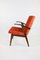Orange Easy Chair attributed to Mieczyslaw Puchala, 1970s, Image 8