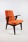 Orange Easy Chair attributed to Mieczyslaw Puchala, 1970s, Image 1