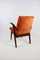 Orange Easy Chair attributed to Mieczyslaw Puchala, 1970s 5