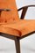 Orange Easy Chair attributed to Mieczyslaw Puchala, 1970s 3
