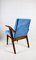 Ocean Blue Easy Chair attributed to Mieczyslaw Puchala, 1970s 6