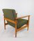 GFM-142 Stuhl aus Olivgrünem Bouclé, Edmund Homa zugeschrieben, 1970er 9