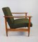 GFM-142 Stuhl aus Olivgrünem Bouclé, Edmund Homa zugeschrieben, 1970er 2