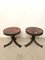 Brutalist, Steel and Ceramic Side Tables, 1970, Set of 2, Image 5