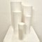 Verschachtelbare Vasen aus weißem Methacrylat, 1970er, 5 . Set 1