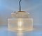 Scandinavian Modern Glass and Brass Pendant Lamp by Vitrika, 1960s, Image 8