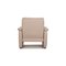 Poltrona Hukla in tessuto beige, Immagine 7