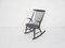 Black Wooden Model Iw3 Rocking Chair attributed to Illum Wikkelso for Niels Eilersen, Denmark, 1958, Image 3