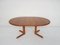 Large Teak Extendable Dining Table attributed to Niels Otto Moller for Gudme Mobelfabrik, Denmark, 1960s 5