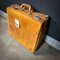 Vintage Cognac Color Leather Suitcase 2