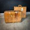 Vintage Cognac Color Leather Suitcase 11