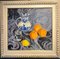 Maya Kopitzeva, Stillleben mit Zitrone und Orangen, Öl, 1990er 1