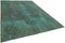 Turquoise Overdyed Area Rug 2