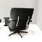 Fauteuil & Ottomane & Tabouret C Black Collection Edition par Charles & Ray Eames pour Vitra, 2004, Set de 3 5