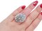18 Karat White Gold Ring with Diamonds 5