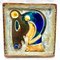 Star Sign Capricorn Wall Plaque in Glazed Ceramic by Helmut Schäffenacker, Germany, 1960s 2