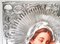 Ikone Madonna mit Kind und silberner Riza, 1800 9