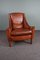 Fauteuil Vintage en Cuir Marron 1