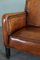 Brown Leather 2-Seater Sofa 6