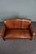 Brown Leather 2-Seater Sofa 5