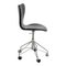 Seven Office Chair 3117 in Black Classic Leather by Arne Jacobsen for Fritz Hansen, 2000s 2