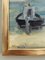 Boats at Sea, 1950s, Oil on Board, Framed 6