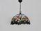 Tiffany Suspension in Glass Paste with Floral Decoration, Image 3