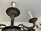 Lámpara de araña vintage de latón, Imagen 7