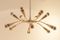 Mid-Century Italian Full Brass Sputnik Chandelier, 1950s 11