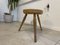 Tabouret de Traite Rustique en Bois 1