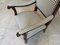 Fauteuil Vintage en Tissu et Bois 9