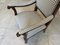 Vintage Sessel aus Stoff & Holz 9