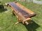 Vintage Rustic Wooden Workbench, Image 1