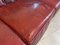 Vintage Oxblood Color Leather Sofa 6