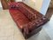 Vintage Oxblood Color Leather Sofa 4