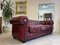 Vintage Oxblood Color Leather Sofa 3