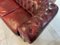Vintage Oxblood Color Leather Sofa, Image 5