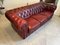 Vintage Oxblood Color Leather Sofa, Image 20
