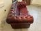 Vintage Leather Sofa in Oxblood Color 4