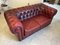 Vintage Leather Sofa in Oxblood Color 2