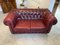 Vintage Leather Sofa in Oxblood Color 3