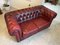 Vintage Leather Sofa in Oxblood Color 5