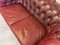 Vintage Leather Sofa in Oxblood Color 10